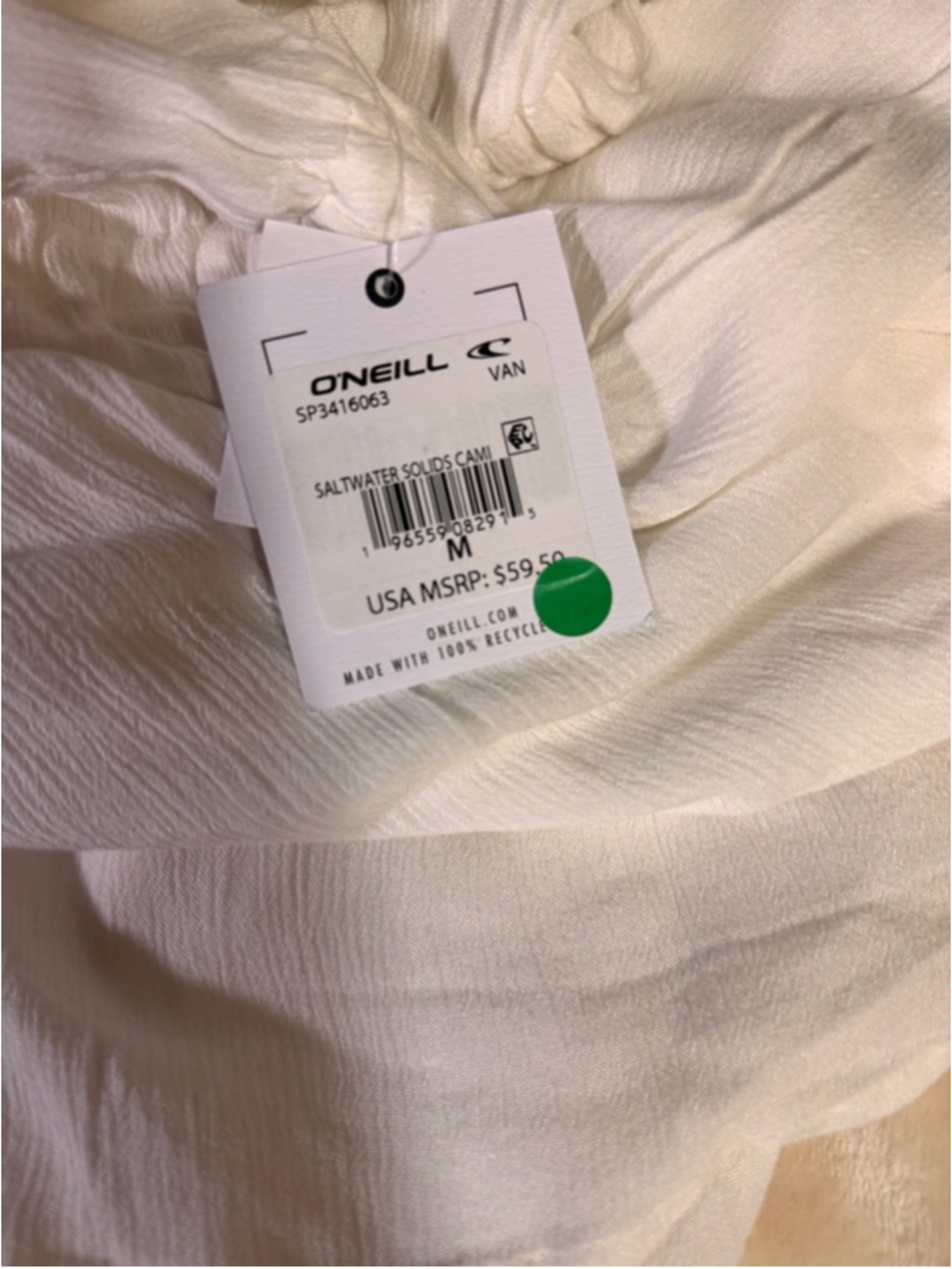 Christmas tree working tree skirt gray white stripe - Picture 4 of 4